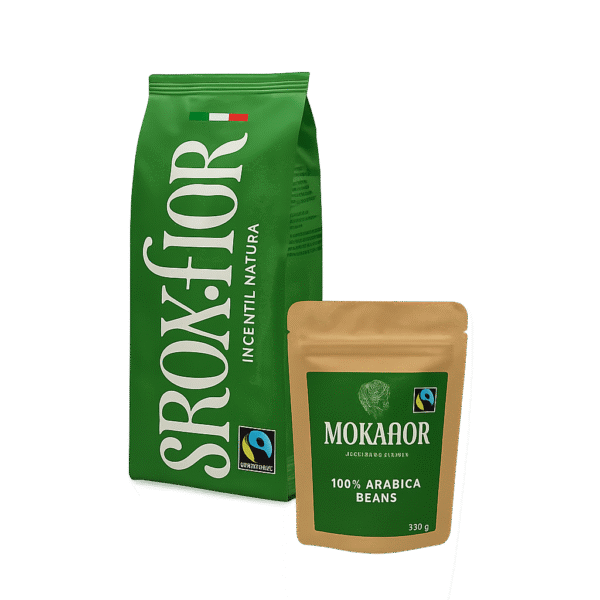 Mokaﬂor Organic 100% Arabica Beans, Bag 1000g