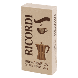Ricordi Rosso, 80% Arabica 20% Robusta, Beans, Vintage Box, 250 g