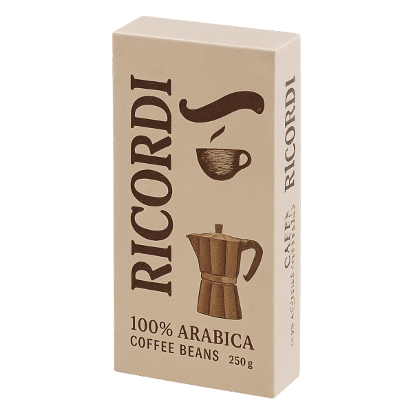 Ricordi Rosso, 80% Arabica 20% Robusta, Beans, Vintage Box, 250 g