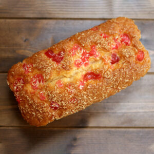 Cherry & Coconut Loaf Cake