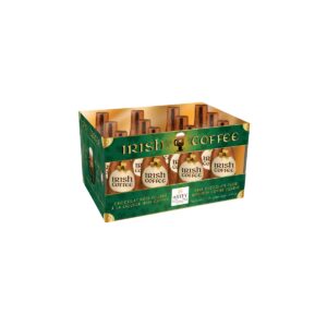 Abtey Casier Irish Coffee Liqueur Filled Bottles in Dark Chocolate