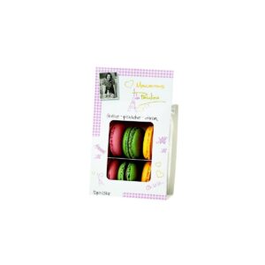 Mixed Display of Macarons - Strawberry, Pistachio & Lemon