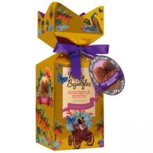 Scrumple Nutty Tip Top Carton Of Cocoa Dusted Truffles With Toasted Hazelnut Pieces
