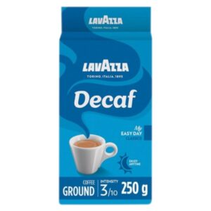 Lavazza Caffè Decaffeinato Ground Coffee 250g - Case of 8