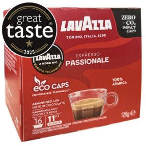 Lavazza A Modo Mio Passionale Capsules 120g - Case of 6