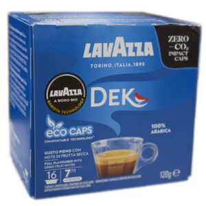Lavazza A Modo Mio Decaf Capsules 120g - Case of 6