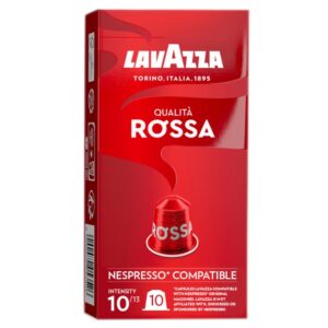 Lavazza Qualità Rossa Nespresso Compatible Capsules 10-Pack - Case of 10