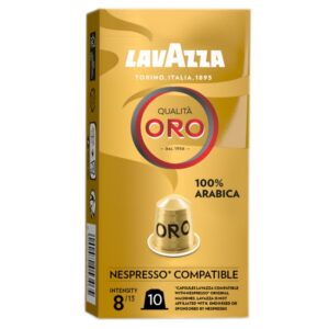 Lavazza Qualità Oro Nespresso Compatible Capsules 10-Pack - Case of 10