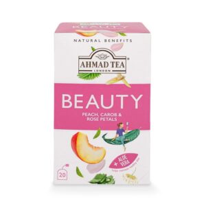 Ahmad Tea Beauty Peach, Carob & Rose Petals