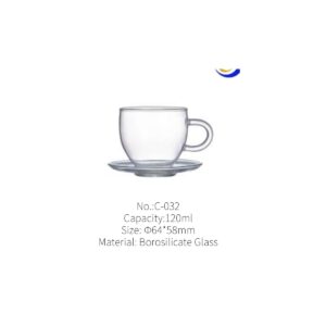 Royaltop Coffee and Tea Glass Cup C-032