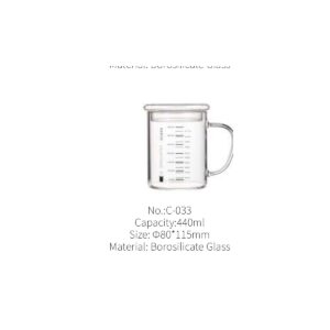 Royaltop Coffee and Tea Glass Cup C-033