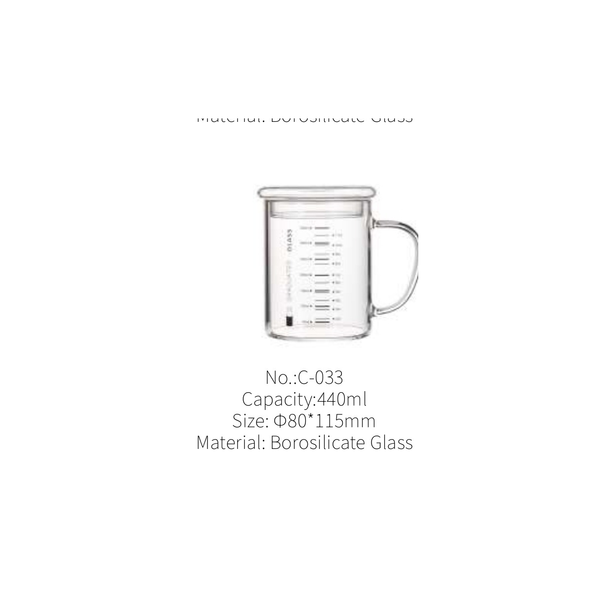 Royaltop Coffee and Tea Glass Cup C-033 - Image 2