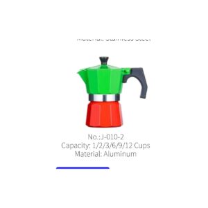 Royaltop Color Aluminum Moka Pot J-010-2